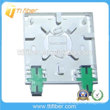 86Tipo de puerto de fibra óptica de 2 puertos / caja de terminales de fibra óptica